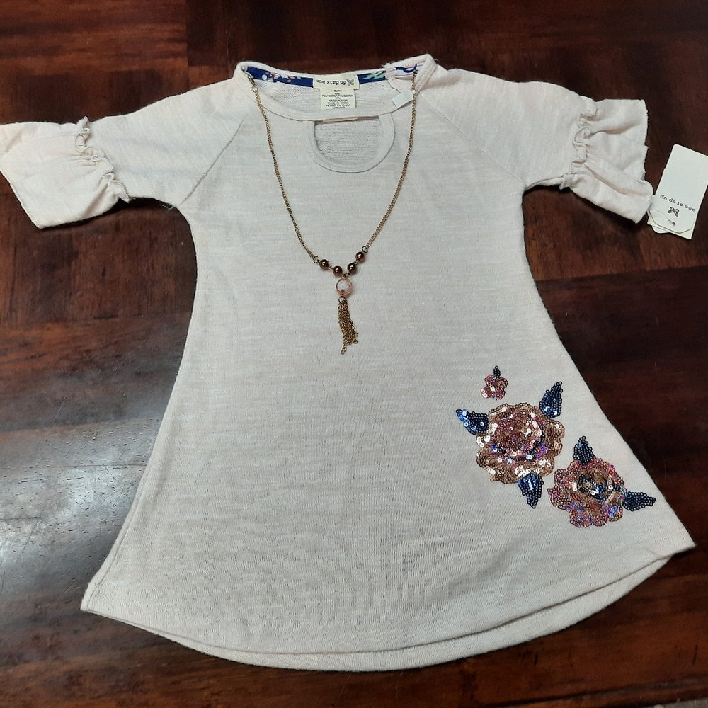 Small Dress with Removable Hanging Chain